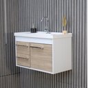 Ver imagem 3 de Gabinete Armário para Banheiro 60cm Mdf com Cuba - Potenza