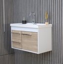 Ver imagem 3 de Gabinete Armário para Banheiro 60cm Mdf com Cuba - Potenza