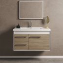 Ver imagem 1 de Gabinete Armário para Banheiro 60cm Mdf com Cuba - Potenza