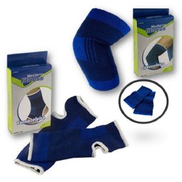 Kit Anti Lesão Tornozeleira Cotoveleira Elástica Musculação - 3