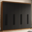 Ver imagem 1 de Guarda-roupa Casal 8 Portas Batentes Venus Madesa