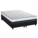 Ver imagem 1 de Cama Box King: Colchão Molas Masterpocket Ensacadas Herval La Playa C1634 + Base Crc Suede Gray (