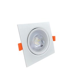 Spot Led Dicróica Embutir Quadrado 12w Bivolt:amarelo 3000k - 2
