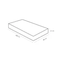 Ver imagem 2 de Colchão Solteiro 22x88x188cm D28 Physical Ortobom Marrom/Creme