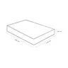 Colchão Casal Espuma D33 High Foam Exclusive Ortobom 28cmx138cmx188cm - 2