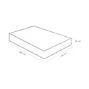 Ver imagem 2 de Colchão Casal Espuma D33 138CMX28CMX188CM High Foam Exclusive Ortobom Branco Cinza