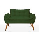 Ver imagem 2 de Sofá Opala Namoradeira para Sala – Balaqui Decor Cor:Verde