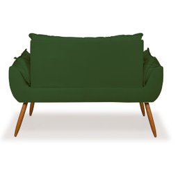 Sofá Opala Namoradeira para Sala – Balaqui Decor Cor:Verde - 3
