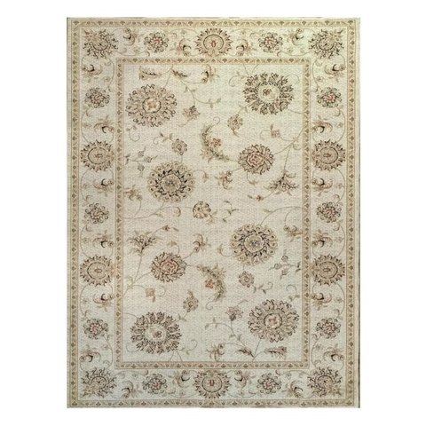 Tapete Sala 100x140 Cm Classico Oriental Zigler Bege