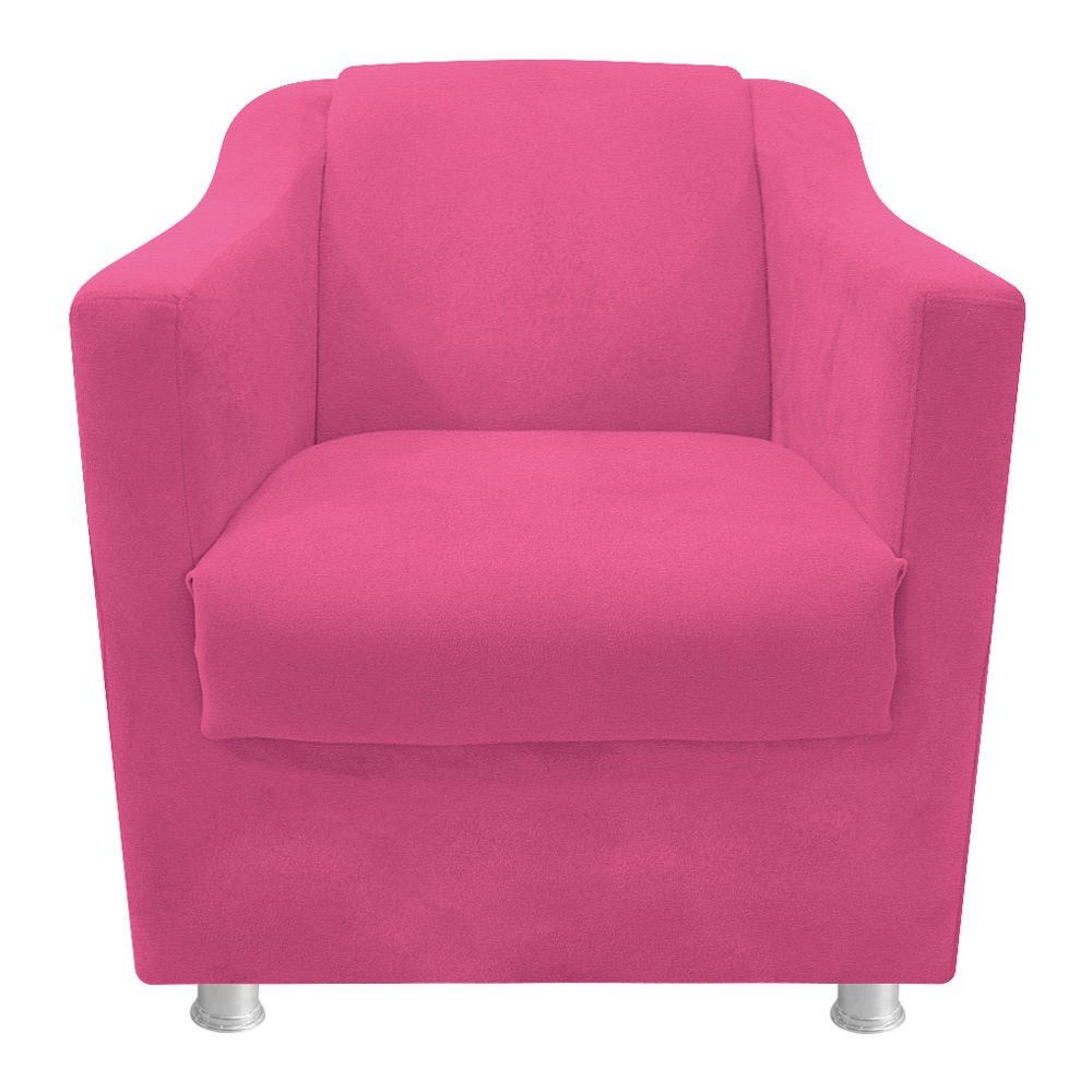 Kit 2 Poltronas Cadeiras Decorativas Catar Corano Pink - AM Decor - 2