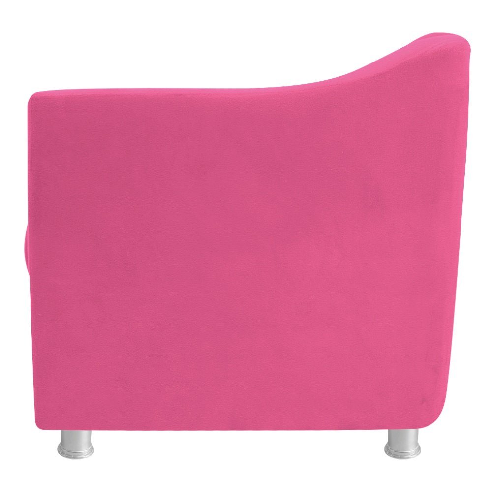Kit 2 Poltronas Cadeiras Decorativas Catar Corano Pink - AM Decor - 5