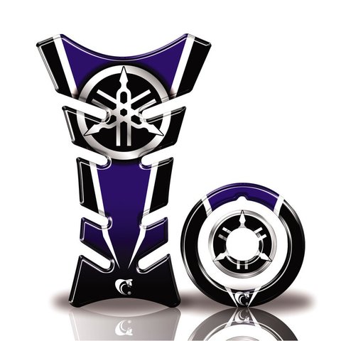 Kit Adesivo Protetor Tanque Moto Yamaha 125/150 +2016 Azul
