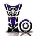 Ver imagem 1 de Kit Adesivo Protetor Tanque Moto Yamaha 125/150 +2016 Azul