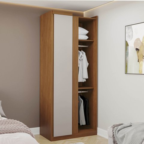 Guarda-roupa Modular Canto Linear Arani CabeCasa MadeiraOriginals