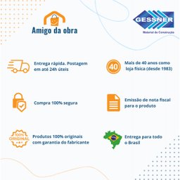 Kit Dispenser de Sabonete Líquido e Porta Creme Dental Stolf Smile Cinza - 6