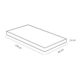 Colchão Berço Ortobom Baby Light Espuma D18 60x130x12cm - 2