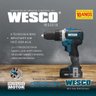 Parafusadeira Furadeira 18v Impacto Brushless Ws2319k2 Wesco - 3