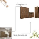 Ver imagem 6 de Conjunto Guarda Roupa 6 Portas com Cômoda e Multiuso - Edecasamoveis