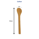 Ver imagem 3 de Conjunto para Caipirinha 5 Peças Bambu Copo Faca Colher Pilão e Tábua