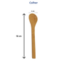 Conjunto para Caipirinha 5 Peças Bambu Copo Faca Colher Pilão e Tábua - 3