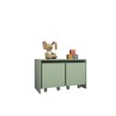 Ver imagem 3 de Baú Organizadora Caixa Para Brinquedos Mesa Infantil -MDF Verde Jade