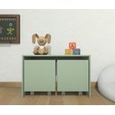 Ver imagem 1 de Baú Organizadora Caixa Para Brinquedos Mesa Infantil -MDF Verde Jade