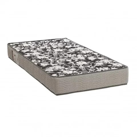 Colchão Solteiro Ortobom Espuma D26 Physical Ultra Resistente 20x88x188cm Preto/Branco