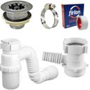 Ver imagem 1 de Adaptador para Máquina de Lavar Louça + Válvula Americana + Sifão Copo Universal + Abraçadeira 1" +