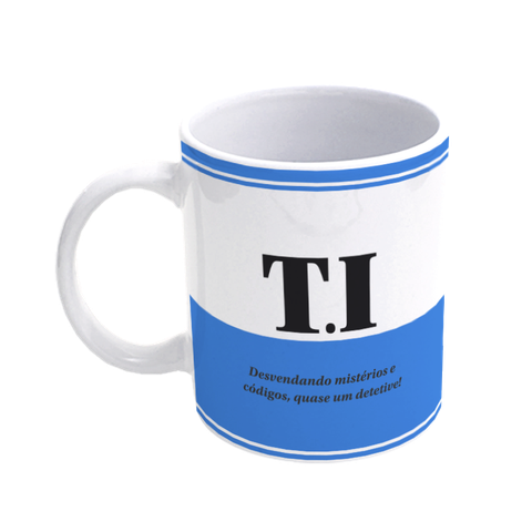 Caneca De Porcelana Profissões - Tecnologia da Informação