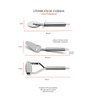 Amassador Batata Cortador de Pizza e Fatiador Queijo Inox - 4