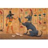 Quadro Decorativo Anubis E o Cachorro do Farao P110 - 3