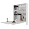 Mesa de Parede Multiuso com Armário Seven Branco - Moville Movelaria - 8