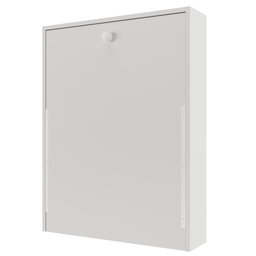 Mesa de Parede Multiuso com Armário Seven Branco - Moville Movelaria - 10