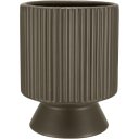 Ver imagem 1 de Cachepô Vaso Decorativo Home&Co Cerâmica 18x14x14cm Marrom