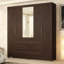 Ver imagem 2 de Guarda Roupa 4 Portas Cadis Casal Café Touch - Demóbile