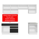 Ver imagem 6 de Armário de Cozinha Completa 260cm Branco/Preto Glamy Madesa 04
