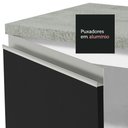 Ver mais imagens de Armário de Cozinha Completa 260cm Branco/Preto Glamy Madesa 04