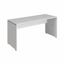 Ver imagem 2 de Mesa Escritório Escrivaninha 160cm X 70cm Pés Painel F5 Cor:cinza