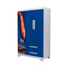 Roupeiro Infantil Carro Compacto 3 Portas em Mdf Resistente:azul - 1
