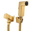 Ver imagem 1 de Ducha Higienica Dourada Slim Gatilho Abs Dourado Universo Metais Sanitários