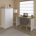 Ver imagem 1 de Conjunto Escritório Home: Escrivaninha 6095 + Armário 6094