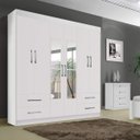 Ver imagem 1 de Guarda-Roupa Casal 4 Espelhos 6 Portas Recife Leifer