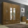Guarda-Roupa Casal 4 Espelhos 6 Portas Recife Leifer - 1