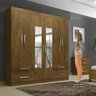Guarda-Roupa Casal 4 Espelhos 6 Portas Recife Leifer - 5