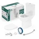Ver imagem 1 de Kit Vaso Sanitário com Caixa Acoplada e Assento Polipropileno Soft Close Smart Celite