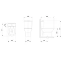 Ver mais imagens de Kit Vaso Sanitário com Caixa Acoplada e Assento Polipropileno Soft Close Smart Celite