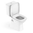 Ver imagem 6 de Kit Vaso Sanitário com Caixa Acoplada e Assento Queda Amortecida Debba Classic Roca Branco