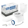 Kit Vaso Sanitário com Caixa Acoplada e Assento Queda Amortecida Debba Classic Roca - 4