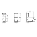 Ver imagem 7 de Kit Vaso Sanitário com Caixa Acoplada e Assento Soft Close Gap Roca