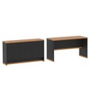 Ver imagem 5 de Conjunto Escritório Office Mesa e Buffet Berlin Vianossa